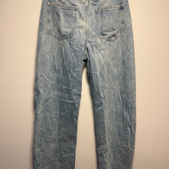GAP 29/8T NWT Distressed Blue Mid Loose Jeans - Picture 5 of 7